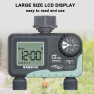 Smart LCD Dual Outlet Garden Watering Controller — Irrigation System, TaoPo Directs