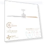 Smart 5-Blade Ceiling Fan with LED Light Kit — Ceiling Fan Lighting Solutions, East Grove Home