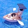 Solar-Powered Rowing Robot Toy Set, Amouage