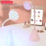 Tabletop UV Nail Lamp with Smart Sensor & Quick-Drying Rechargeable Lotus Light, The Million