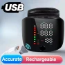 Rechargeable Wrist Blood Pressure Monitor with LED Screen, Melsya