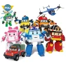 Police Car and Sheriff Children's Transforming Robot Toy, Super Go
