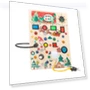 Wooden Montessori Busy Board with LED — Infant & Early Childhood Playthings, Sewing