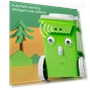 Smart Obstacle-Avoiding Electric Trash Can — Kitchen Cans, Household kitchen