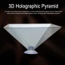3D Hologram Pyramid Display Projector, Home Textile Star
