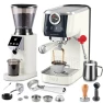 Espresso Machine with Grinder and Accessories Combo — Coffee Maker, Tuni
