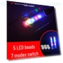 5-LED Vibration Sensor Valve Lights — Bike Valve Protectors, OmniShop