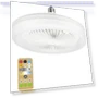 Ceiling Fan with LED Light and Remote Control — Ceiling Fans, Meiteai-All