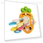 Interactive Montessori Flying Disc Toy — Infant & Early Childhood Playthings, Pretty life