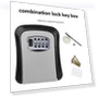 Wall Mount Smart Safe with Password, Plastic Lock for Key Storage, Weatherproof 4-Digit Combination Key, Secure Password... — Lock Boxes, Refreshing Home