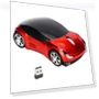 Red Car-Shaped Wireless Mouse — Mouse Pads, Automobile and motorcycle supplies