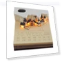 LED Illuminated Castle Desk Calendar 2025 with Touch Switch and Notepad — Desk Calendars, Stationeries