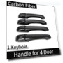 Smart Carbon Fiber Door Handle — Car Door Entry Guard