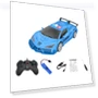 Remote Control Transforming Robot Car — Interactive Figures & Robots, KOBE777
