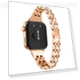 Metal Band Rhinestone Decorated Smart Watch Wrist Strap — Bands, Smartwatch 2025