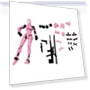 Multi-joint Transformable Robot with Female Accessories — Dolls & Figures, Such Articles