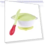 Non-slip baby feeding set with sensory spoon — Kids' Utensils, Cool River