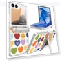 Hard PC Phone Case with Pattern and Stand — Flip Cases, Smartwatch 2025