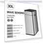 Smart Stainless Steel Trash Can Sensor — Kitchen Cans, Homedepot