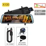 10-inch Touchscreen Car Mirror Dash Cam, Auto Accessories Home