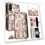 Snake Skin Texture PU Leather Wallet Phone Case with Shoulder Strap — Phone Accessories, Smartwatch 2025
