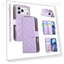 Zipper Wallet Rhombus PU Leather Crossbody Phone Cover — Phone Accessories, Smartwatch 2025