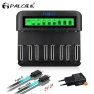 LCD Display USB Smart Battery Charger for AA AAA SC Size Batteries, PALO
