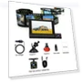 4-inch Car DVR with Triple Lens — Rearview Video Systems, GLOBUS