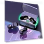 Bluetooth 5.3 Wireless Headset with Smart Digital Cable and High-Capacity External Battery — Gadget Essentials, QUEED
