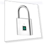 Smart Fingerprint Padlock — Padlocks & Hasps, Meterk