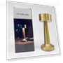 Retro Vintage Touch Dimmer Rechargeable Battery Dumbbell Wireless LED Desk Lamp — Desk & Table Lighting, Zhou Yajin