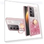 Case Ring Kickstand TPU Flowers Phone Cover Gradient Glitter Pink — Phone Accessories, KADEM