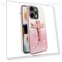 Dragonfly Kickstand TPU Flowers Glitter Phone Cover — Phone Accessories, KADEM