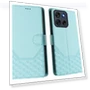 Imprinted Honeycomb RFID Blocking Leather Phone Cover with Strap — Flip Cases, Smartwatch 2025