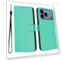 Solid Color Wallet Leather Phone Cover with Strap — Basic Cases, Smartwatch 2025