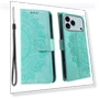 Stand Case Imprinted Totem PU Leather Wallet Phone Cover with Wrist Strap — Phone Accessories, Smartwatch 2025
