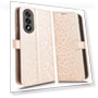 Wallet Case Dot Pattern Imprint PU Leather Phone Cover with Wrist Strap — Basic Cases, Smartwatch 2025