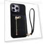Card Slots Kickstand PU Leather Back Cover with Zipper Pocket — Phone Accessories, Smartwatch 2025