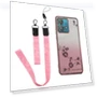 Flower Pattern TPU Gradient Phone Cover with Lanyards — Phone Accessories, KADEM