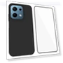 TPU Case with Tempered Glass — Back Covers, WANLONFENG