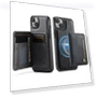 Vintage Leather Back Cover with Magnetic Detachable Card Bag — Flip Cases, Smartwatch 2025