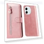 Zipper Wallet Calf Texture PU Leather Phone Cover — Phone Accessories, Smartwatch 2025