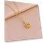 Fashionable slightly zirconium-inlaid smart moon pendant necklace — Smart Jewelry, JMANDJM