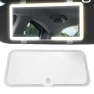 HD Car Mirror with LED Makeup Light — Backup Camera, Cozy Cottage-Relax