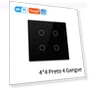 Smart Switch 4x4 Brazil Standard — Smart Home Hubs & Controllers, Lntelligent Living Hall
