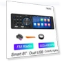 1 Din 4.1 IPS Touchscreen Car MP5 Player — Car Installation Essentials, Auto Launcher