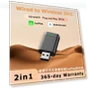 2-in-1 Wired and Wireless CarPlay and Android Auto AI Box Dongle — Phone Accessories, Auto Launcher