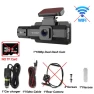 Car Dash Cam with Wi-Fi and Three Cameras — Dash Cam, Auto Accessories Home