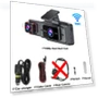 3-Channel WIFI Car Dash Camera — Dashboard Cameras, Auto Accessories Home