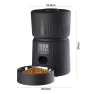 Automatic Pet Feeder with Stainless Steel Bowl, Indoor Furniture